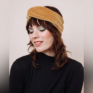 I’M WITH THE BAND TURBAN HEAD BAND IN HARVEST MOON